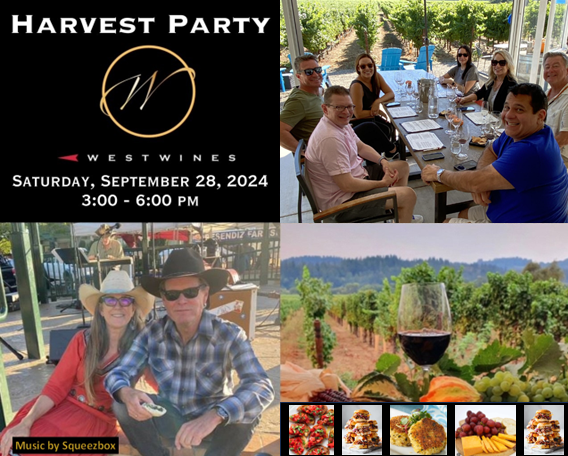 Save the Date:  West Wines Annual Harvest Party